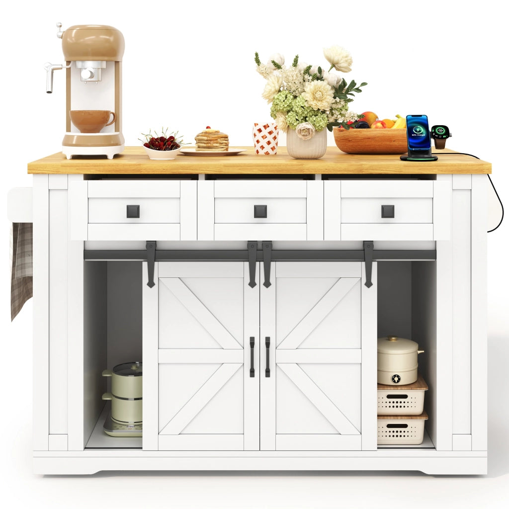 Mobile cucina con piano ribaltabile in MDF bianco naturale