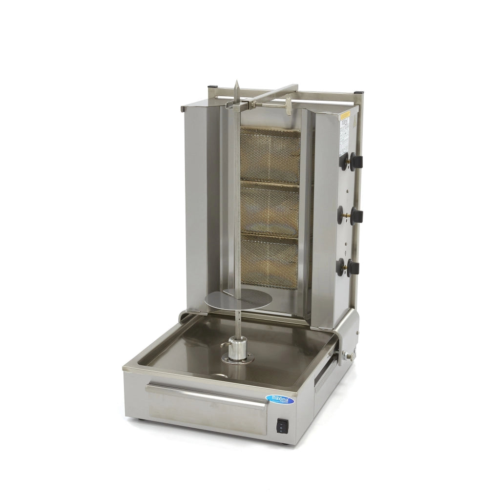 Griglia Kebab - 3 Bruciatori - 40kg di Carne - Gas