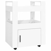 Carrello da Cucina-Scaffale per Cucina Bianco 60x45x80 cm in Legno Multistrato
