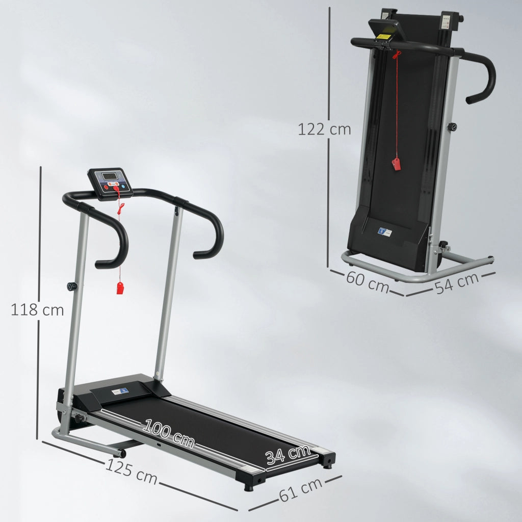 Tapis Roulant Elettrico Pieghevole ¨C Minimal ¨C 1-10 Km/h 500W Schermo Multifunzione