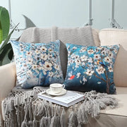 Set di cuscini con disegno di fiori di serenella per decorazione interna di stile