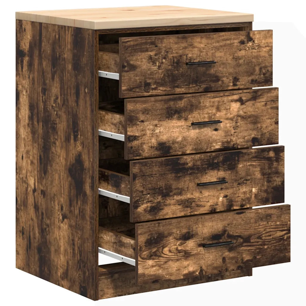 Armadietto da Garage in Rovere Affumicato 60x51x85 cm CFW9630761