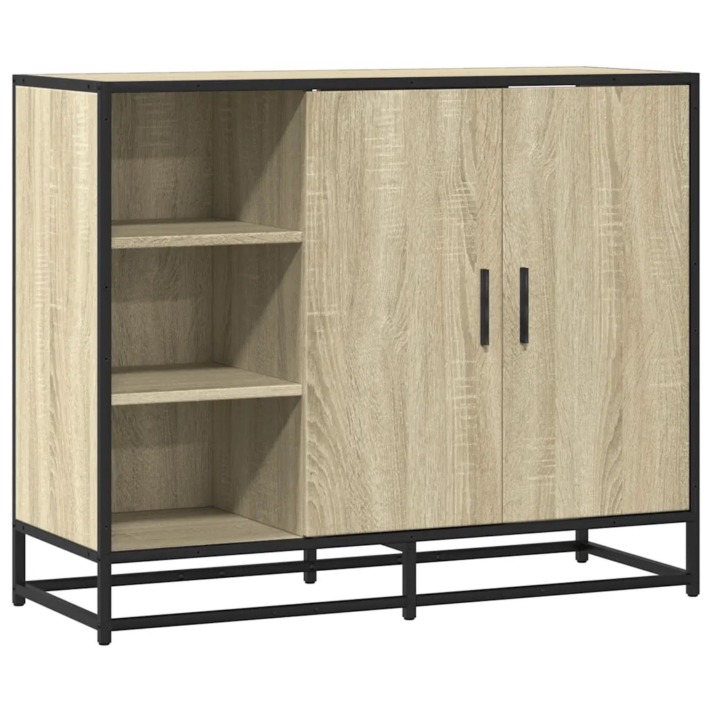 Credenza Rovere Sonoma 92x35x76 cm in Legno Multistrato 849020