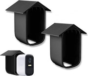 2 Pezzi - Abitacolo in silicone resistente all'acqua per eufyCam 2C / 2C Pro - abitacolo in silicone per camera di sorveglianza - impermeabile - protezione UV - morbido - duraturo - Sistema di sicurezza domestica per camera di sorveglianza