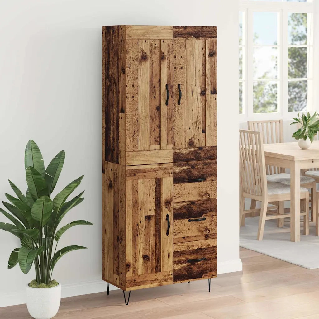 Credenza Legno vecchio 69,5 x 34 x 180 cm Legno multistrato