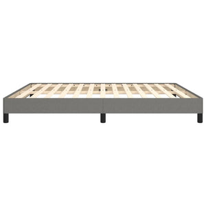 Giroletto senza Materasso Grigio Scuro 160x200 cm Tessuto 346729