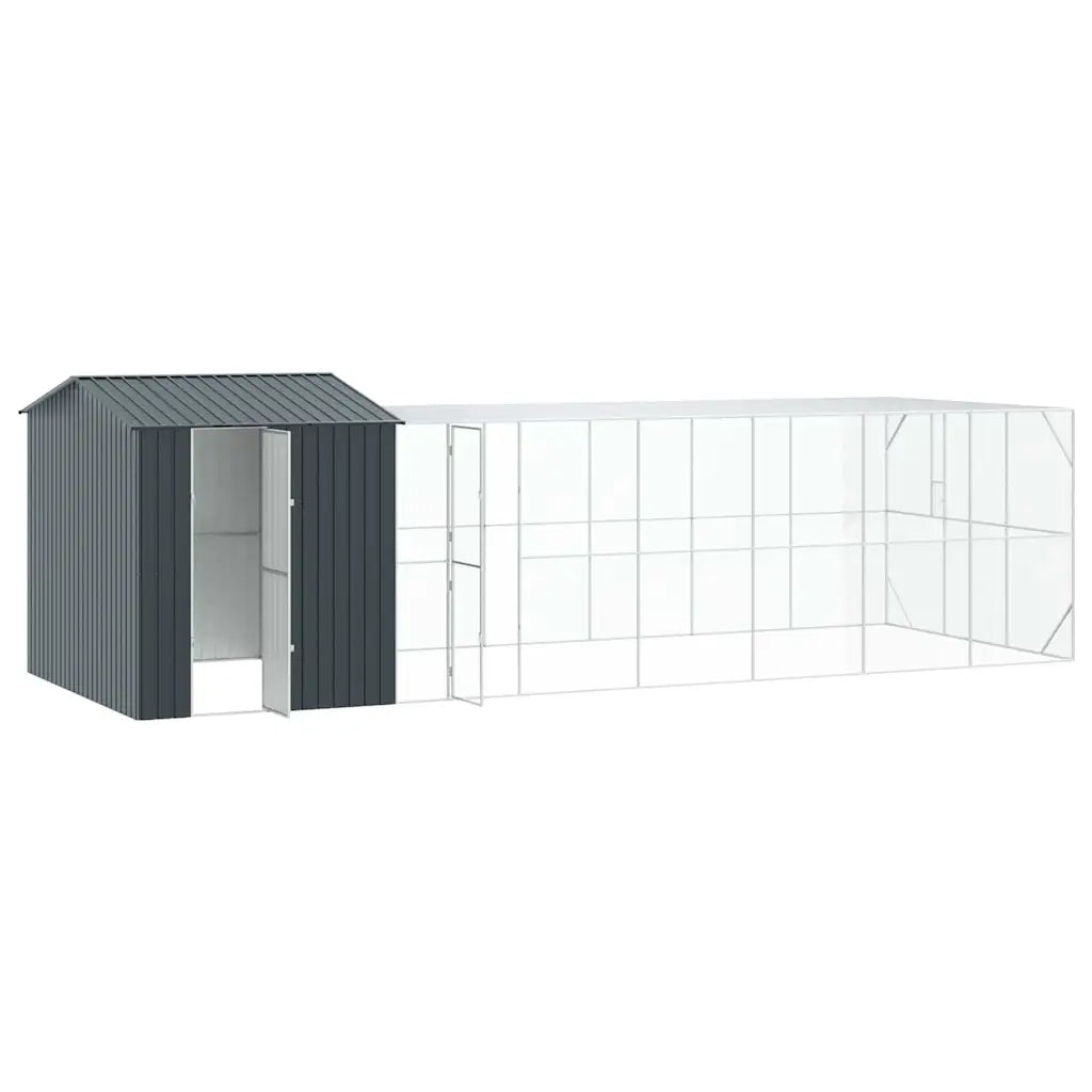 Gabbia per uccelli Antracite 845 x 304 x 247 cm Acciaio zincato 3325167