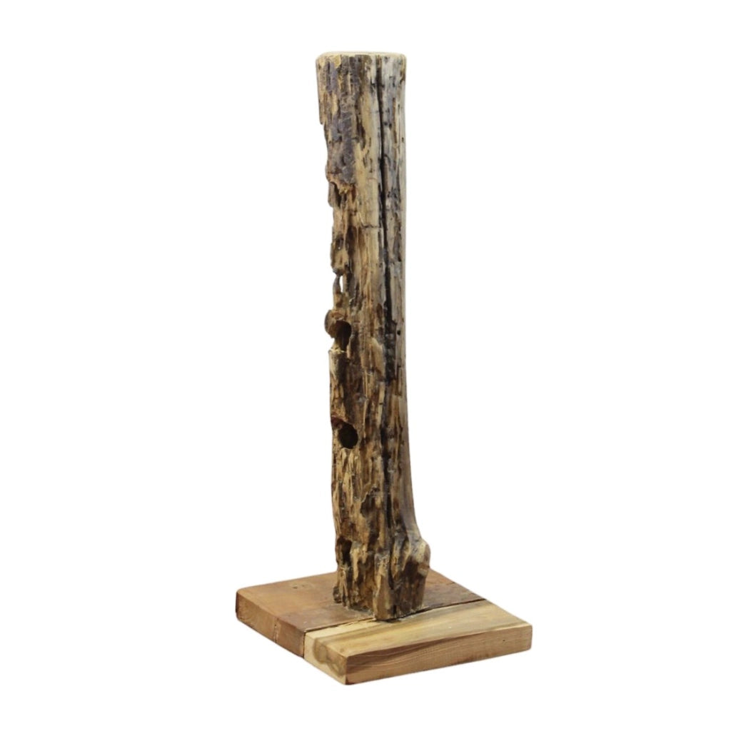 Porta bottiglie in legno rustico - BARAKIEL