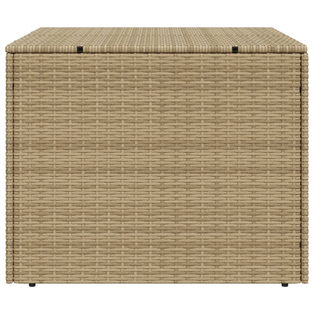 Contenitore da Giardino Beige Misto 291L in Polyrattan 365339
