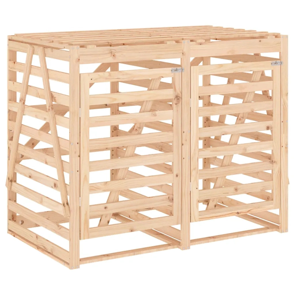 Copribidone Doppio in Legno Massello di Pino 3157685