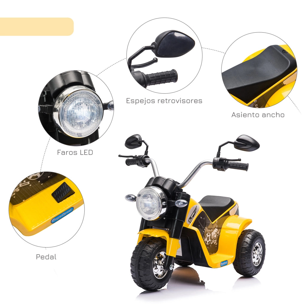 Moto Elettrica per Bambini ¨C zephmum ¨C 72x57x56 cm Giallo