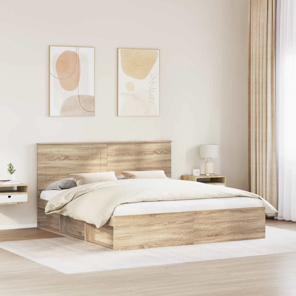 Struttura del letto Sonoma 200 x 200 cm Pino massello