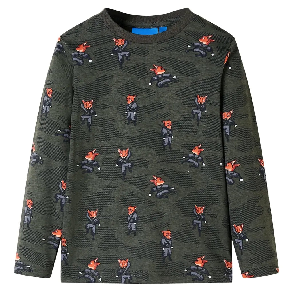 Pigiama per Bambini a Maniche Lunghe Cachi 140 CFW3548047