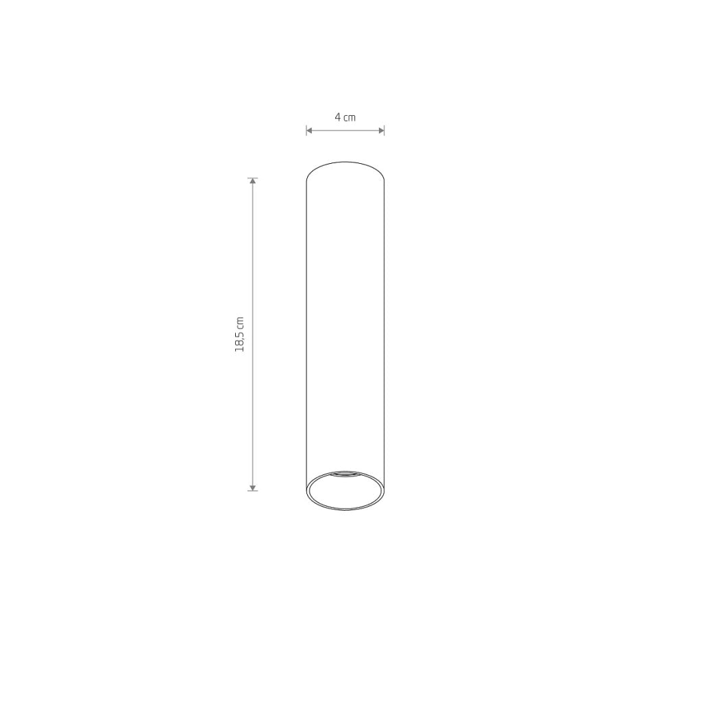 Nowodvorski Spot da soffitto FOURTY nero GU10 10W IP20