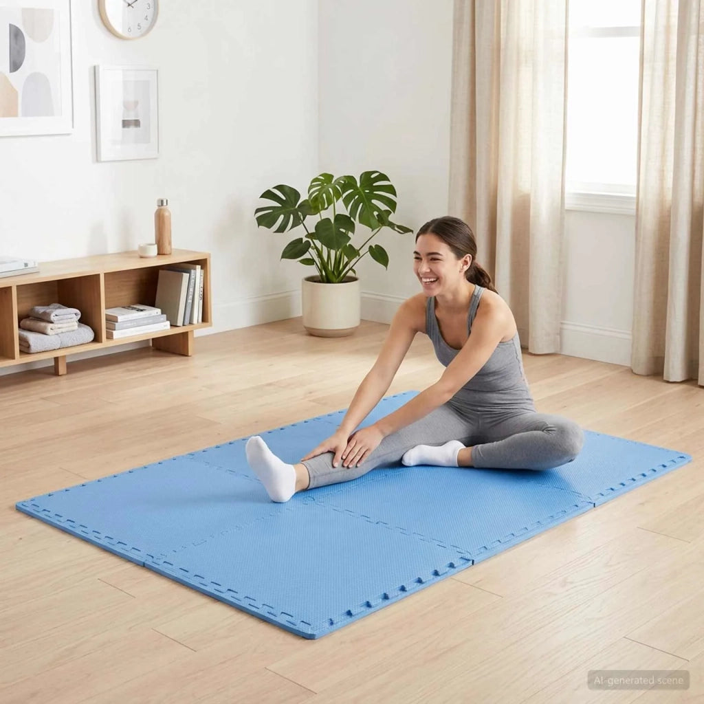 Tappeti 40 pcs Blu 14,4 m² Schiuma EVA 42040726