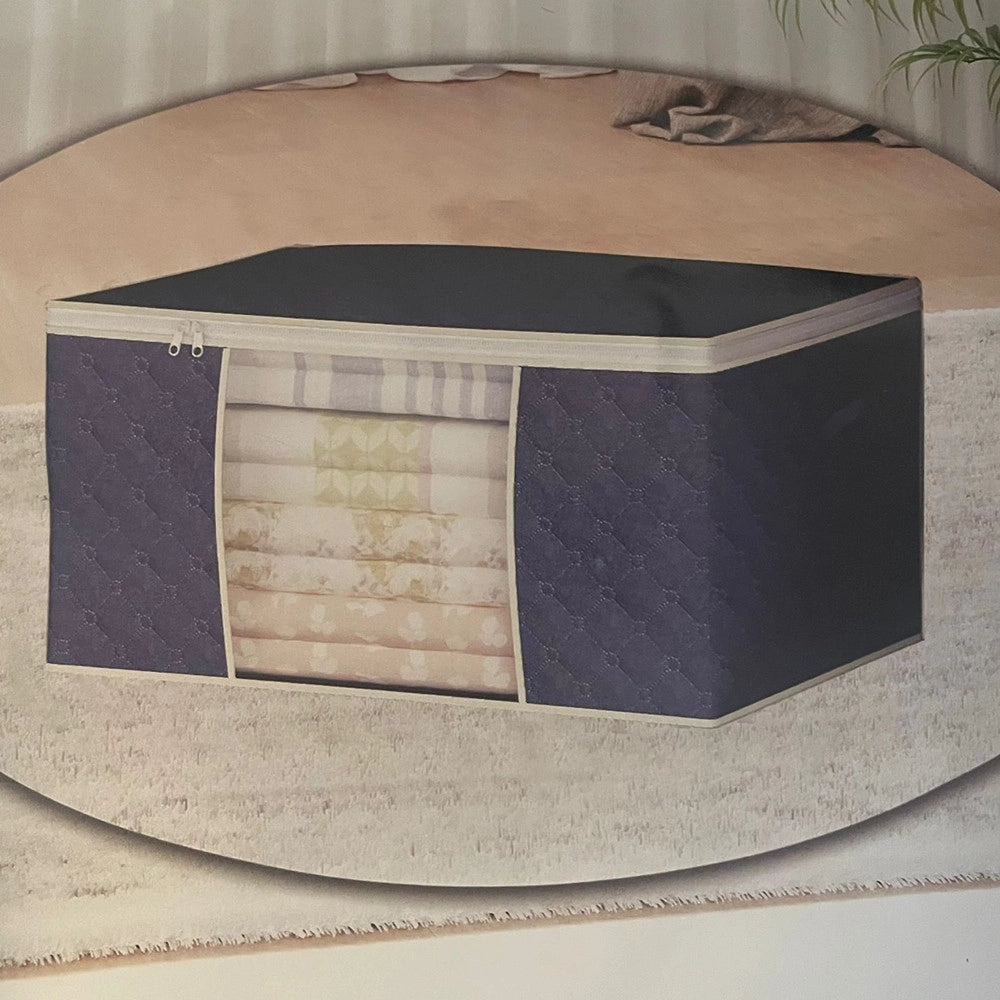 Trade Shop - Scatole Per Armadio Salvaspazio Per Vestiti Porta Abiti Grande 60x40x35cm Con Finestra -