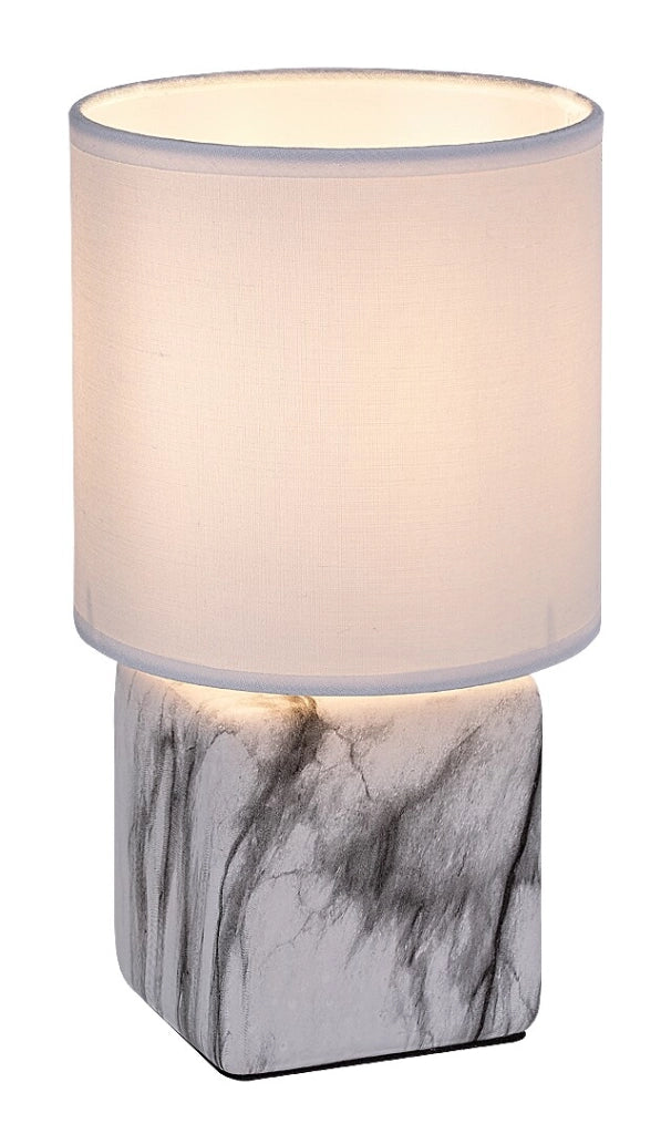 Lampada da tavolo Nalisa 1 luce marmo bianco Rabalux