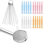 Set di spazzole per doccia 30 pezzi - Spazzole per doccia - Anti-impasto - Nylon/Plastica - Acciaio inossidabile - Pulizia profonda - Set di pulizia per doccia