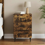 Armadio da Notte con cassetto Rovere Fumo 43 x 41 x 66,5 cm 894790