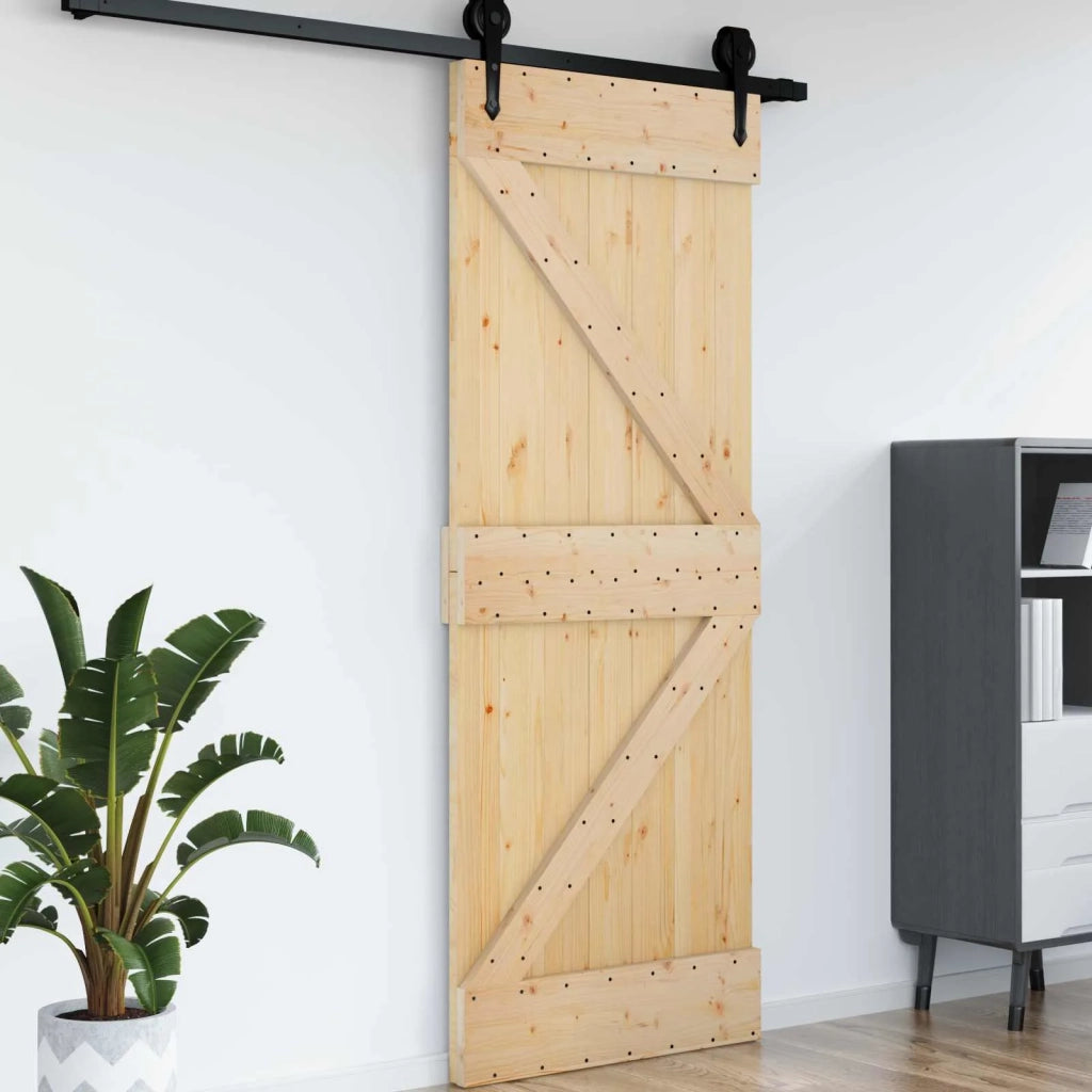 Porta NARVIK Naturale 85 x 210 cm Legno di pino solido 42047080