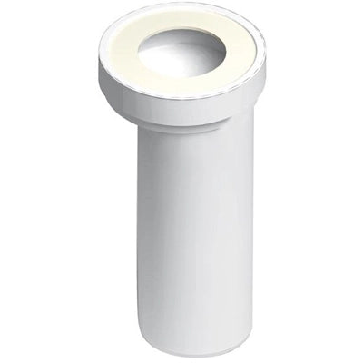 MANICOTTO ECCENTRICO PER W.C. CON TERMINALE LISCIO- Diam.  90 mm- BONOM- pezzi 1