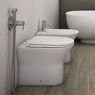 Coprivaso dedicato Resort di Rak modello slim bianco con chiusura rallentata