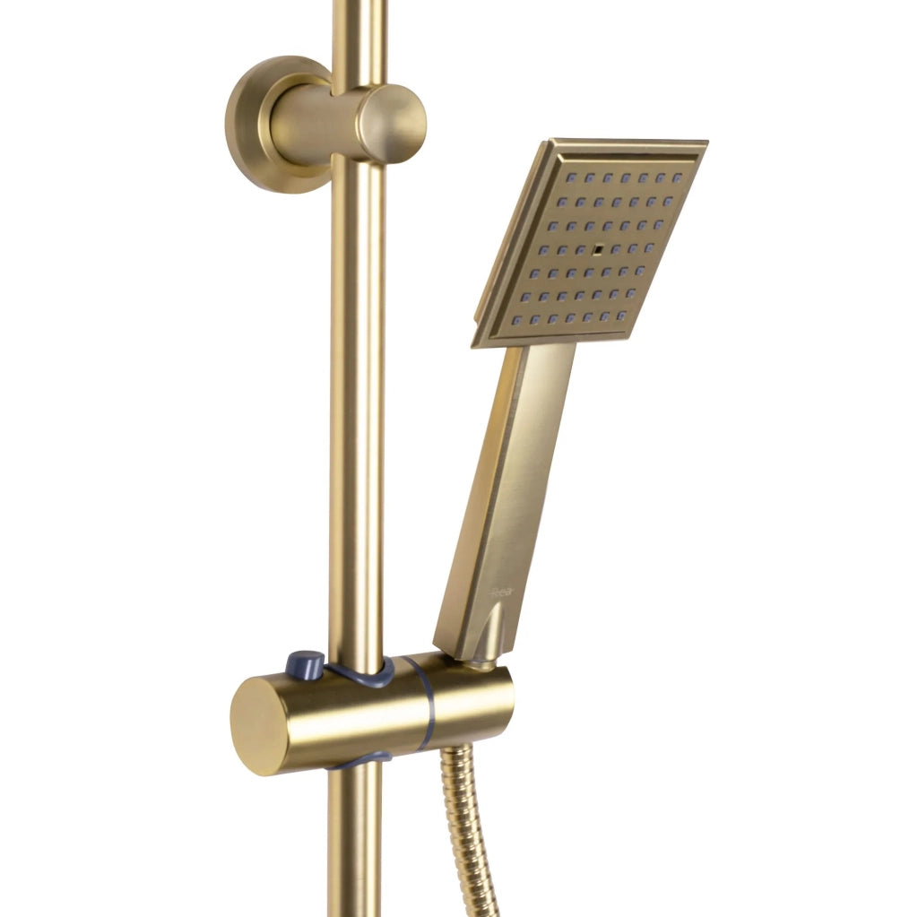 Set Doccia Rea Bravo Brush Gold
