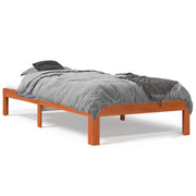 Letto singolo | Letto per adulti | Letto senza Materasso Marrone Cera 90x190 cm in Legno di Pino