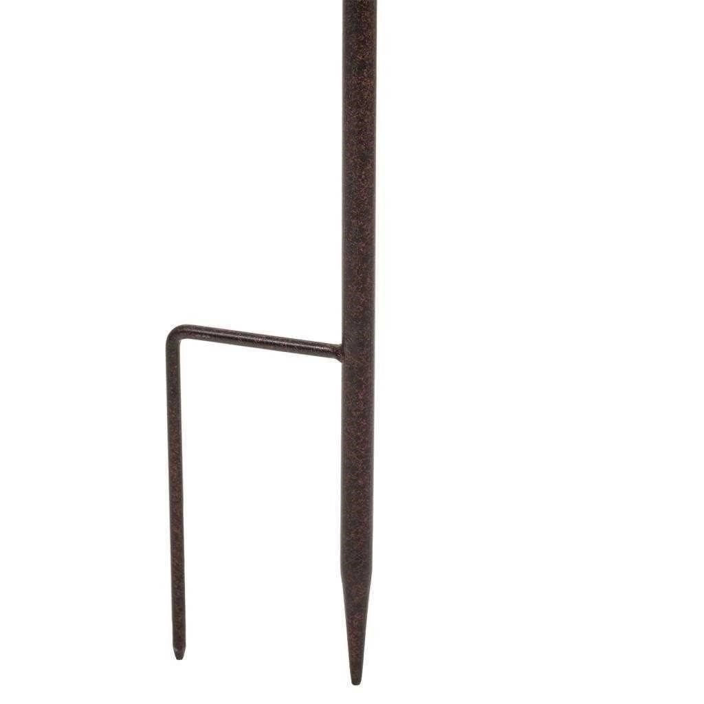 Decorazione fiore in metallo 50x12x160h