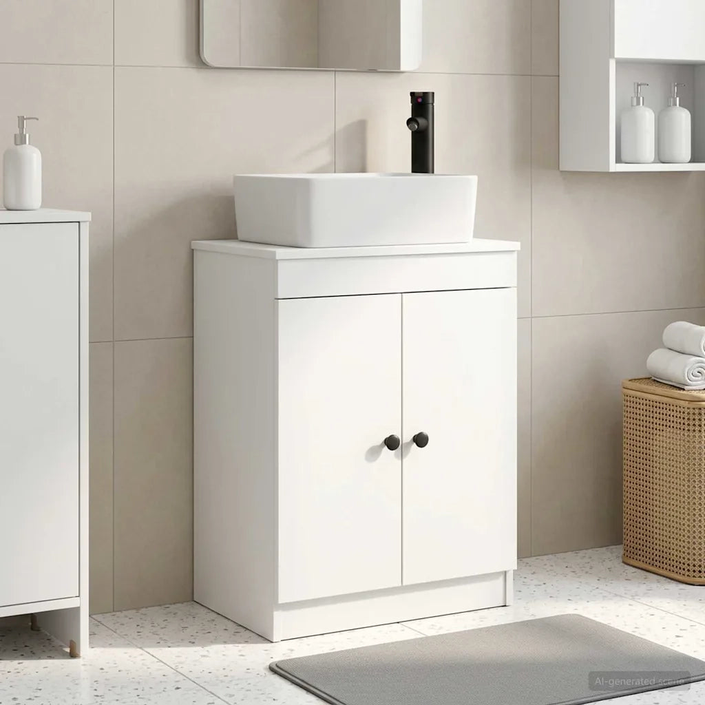 Mobile da bagno con lavabo Bianco 54 x 35 x 83 cm