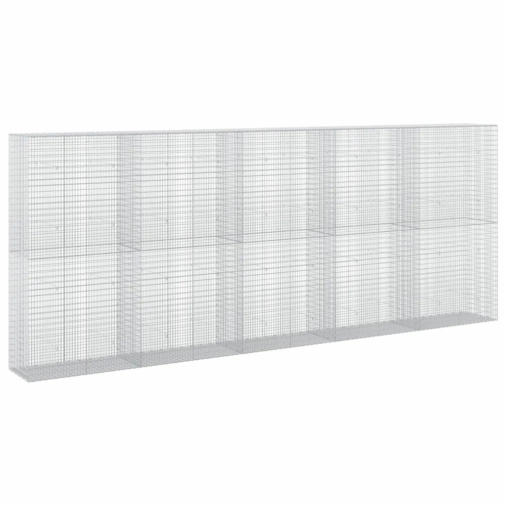 Gabione con filo da 3,5 mm e rete da 5x2,5 cm 500x50x200 cm 3461908