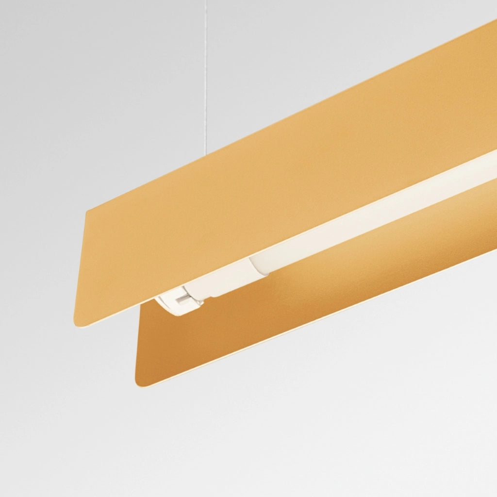 Lampada a sospensione ISKRON oro 100cm LED 8,5W 3000K