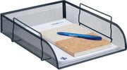 Cassa per lettere in metallo - A4 - ripiegabile - 6,5 x 27 x 34 cm - organizzatore per ufficio