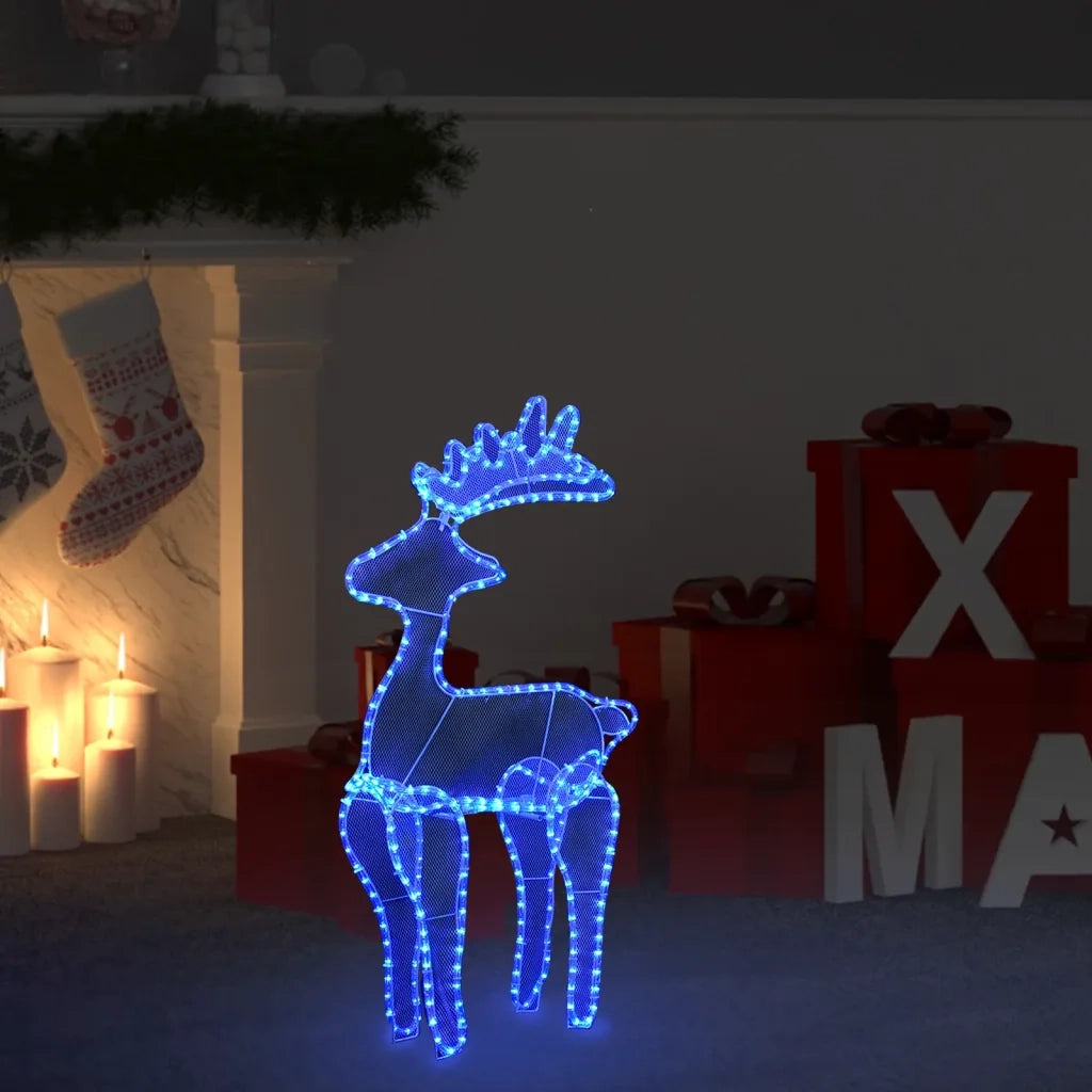 Decorazione Natalizia Renna in Rete con 306 LED 60x24x89 cm 329824