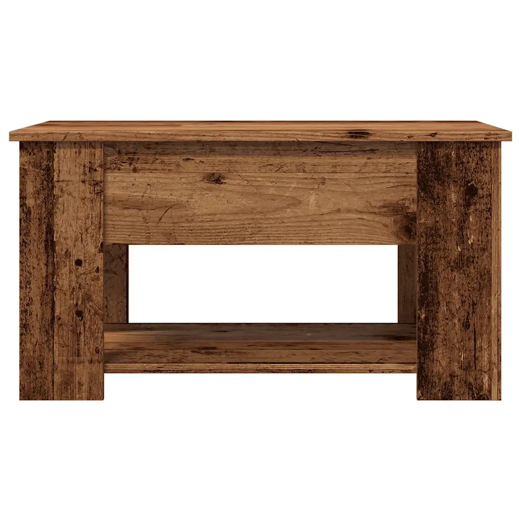 Tavolino da Salotto Legno Antico 79x49x41 cm Legno Multistrato