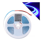 STRISCIA LED COB 5M TAGLIABILE LUCE BLU A 24V - ELEVATA LUMINOSITA' 1020 LM/m CON ANGOLO DI ILLUMINAZIONE A 180°