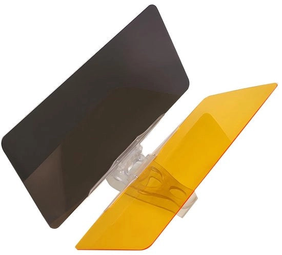 Ombrellone 2-in-1 - Flessibile - Anti-glare - Polarizzato - HD - Foglio di alluminio 32 x 13,2 cm - Parasole