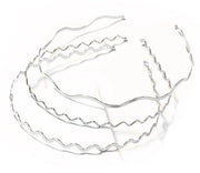 Cintura per Capelli Antiscivolo - Cinture per Capelli Metalliche - Cintura per Capelli Donna - Sport/Outdoor - 3 Pezzi - Diverse Colori