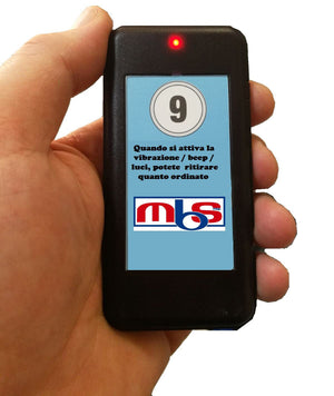 Sistema Wireless per la Gestione delle File nella Ristorazione 16 Ricevitori MBS-CQ1