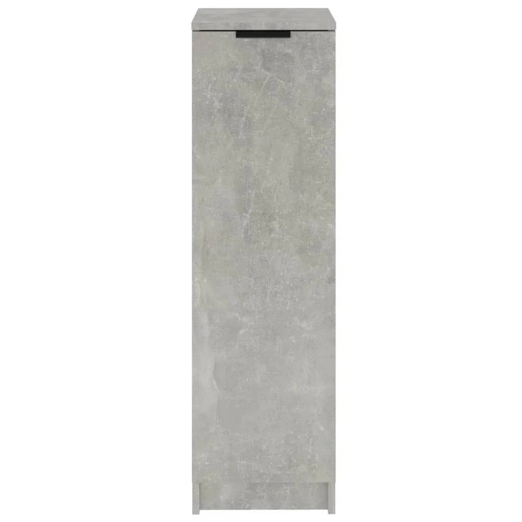 Scarpiera mobile contenitore per scarpe mobile per ingresso/corridoio/soggiorno 30 x 35 x 100 cm legno ingegnerizzato grigio 02_0021804