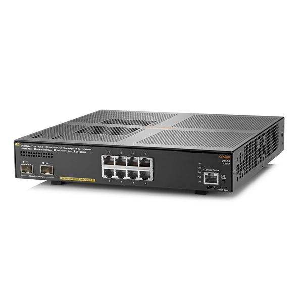 Hewlett packard enterprise aruba 2930f 8g poe+ 2sfp+ gestito l3 gigabit ethernet (10/100/1000) grigio 1u supporto power over ethernet (poe) - JL258A#ABB