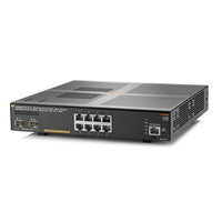 Hewlett packard enterprise aruba 2930f 8g poe+ 2sfp+ gestito l3 gigabit ethernet (10/100/1000) grigio 1u supporto power over ethernet (poe) - JL258A#ABB