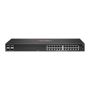 Switch r8n88a aruba cx 6000 24 x 10/100/1000 + 4 x 1gb sfp garanzia a vita limitata
