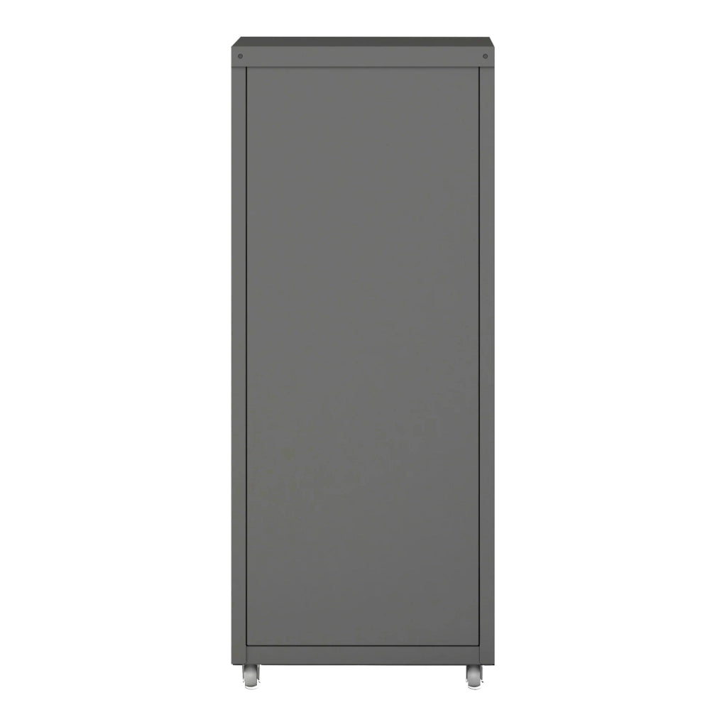 Cassettiera per ufficio mobile portadocumenti raccoglitori e materiale per ufficio su ruote con 5 cassetti 69 x 28 x 41 cm grigio 03_0006329