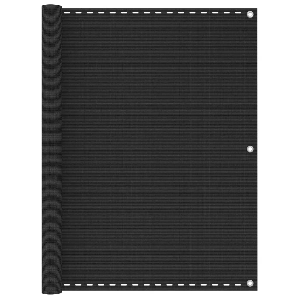 Schermo Frangivista per Balcone Antracite 120x600 cm in HDPE cod mxl 14975