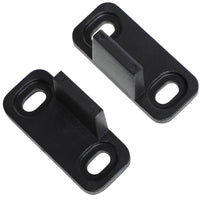 Kit Porta Scorrevole 200x40x0,6 cm con Binari Fermi e Guide in Acciaio Nero