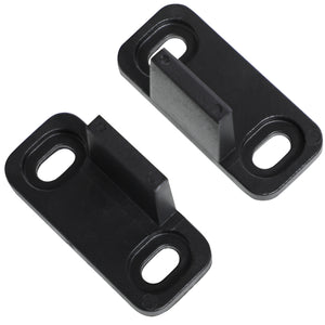 Kit Porta Scorrevole 200x40x0,6 cm con Binari Fermi e Guide in Acciaio Nero