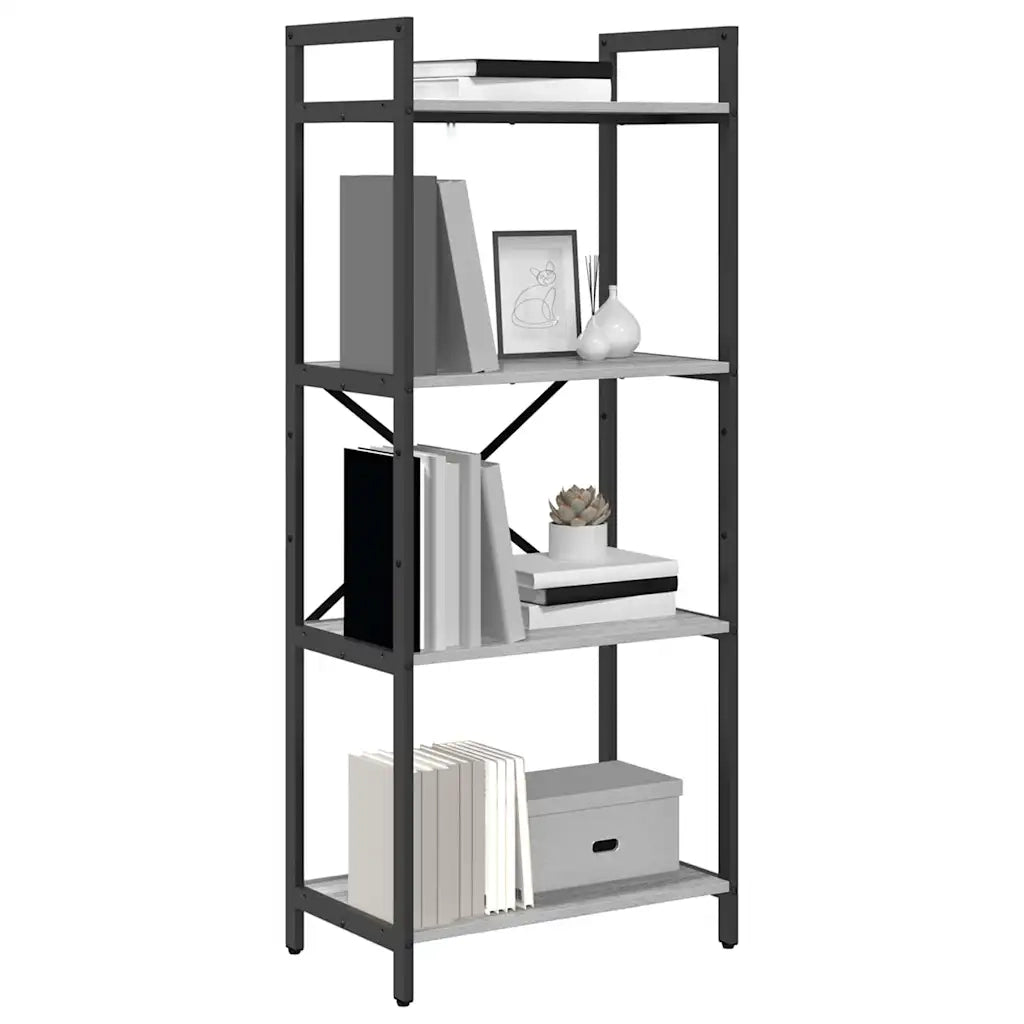Libreria 4 livelli 56 x 34 x 133,5 cm Legno ingegnerizzato 883871