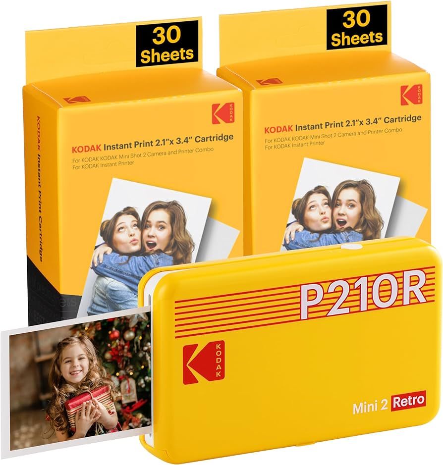Kodak mini 2 era yellow 2.1x3.4 + 60sheets - 0192143003953