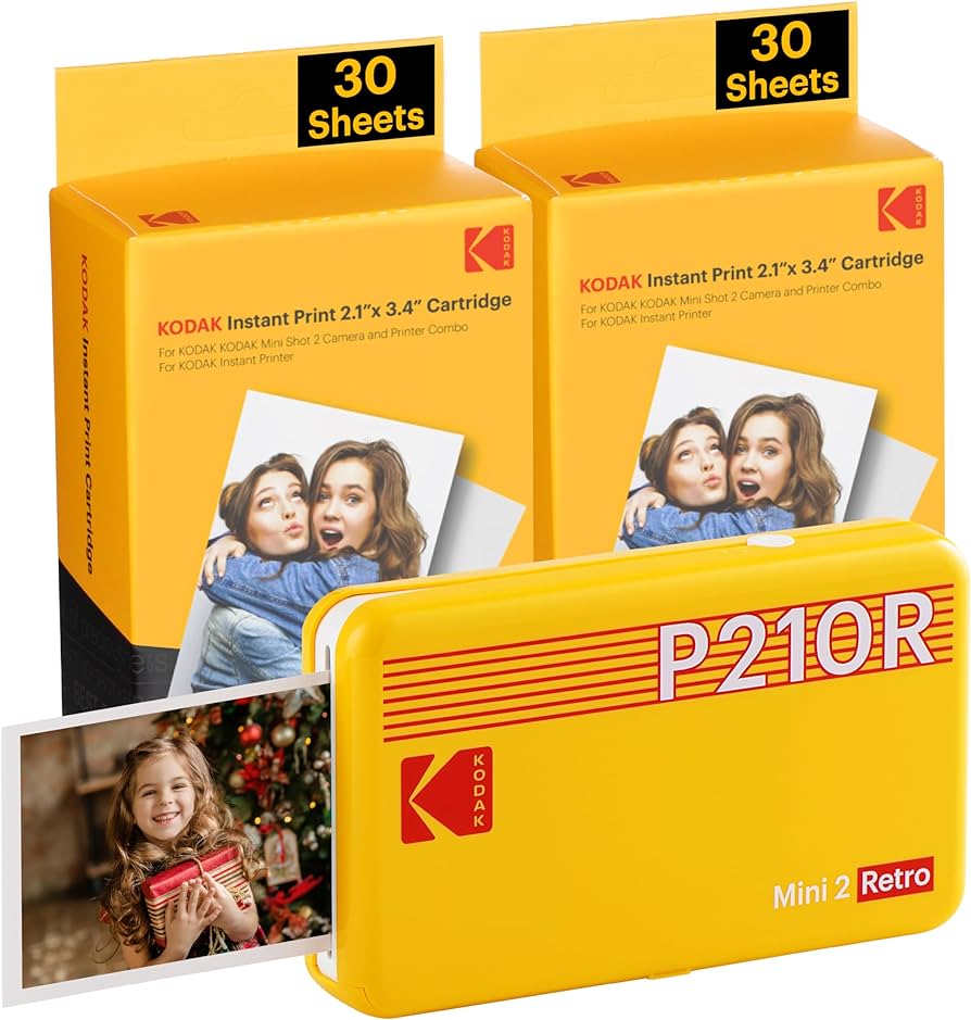 Kodak mini 2 era yellow 2.1x3.4 + 60sheets - 0192143003953